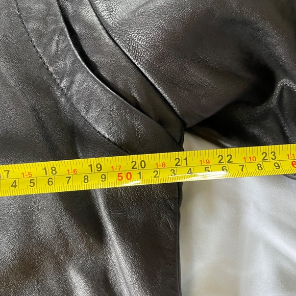 Michael Kors Black Soft Leather Moto Jacket — Size XL - Picture 8 of 8